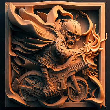 3D model st ghost rider (STL)